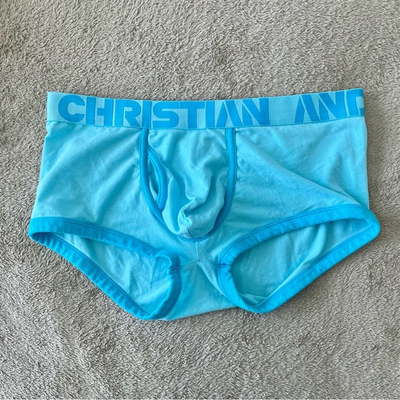 Andrew Christian Light Blue Boxer Briefs - Picture 2 of 6